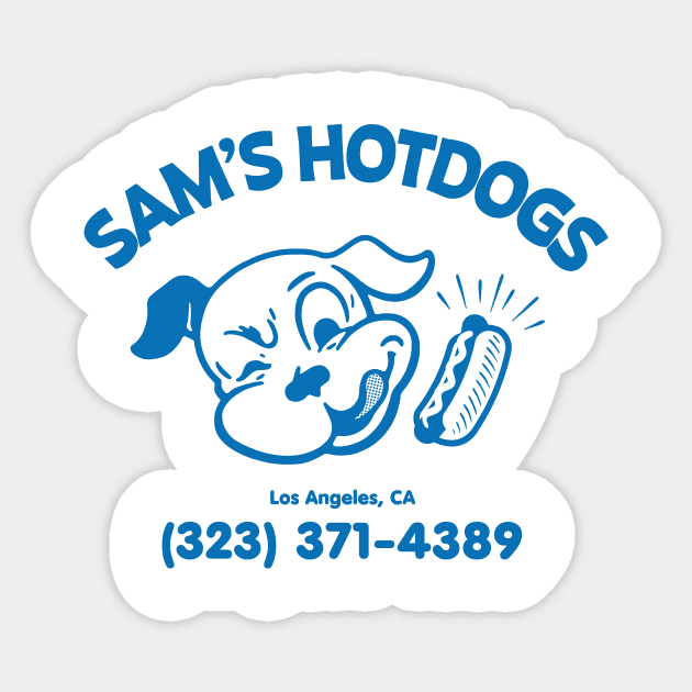Sam's Hotdogs Sticker by Good Time Retro